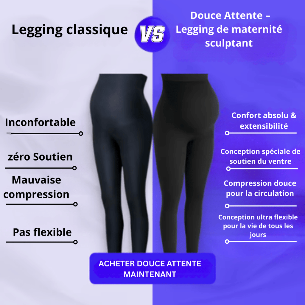 Legging de Maternité Sculptant & Confort Absolu