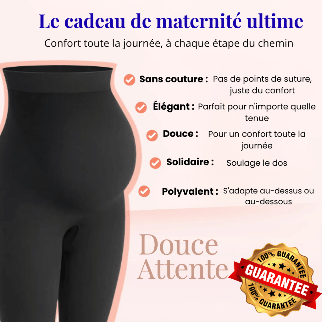 Legging de Maternité Sculptant & Confort Absolu