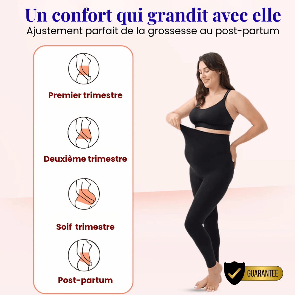 Legging de Maternité Sculptant & Confort Absolu