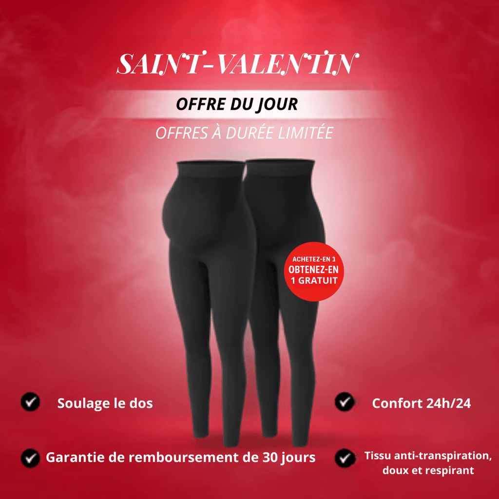Legging de Maternité Sculptant & Confort Absolu