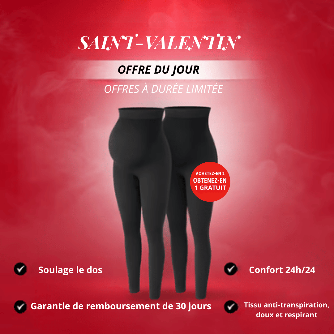 Legging de Maternité Sculptant & Confort Absolu