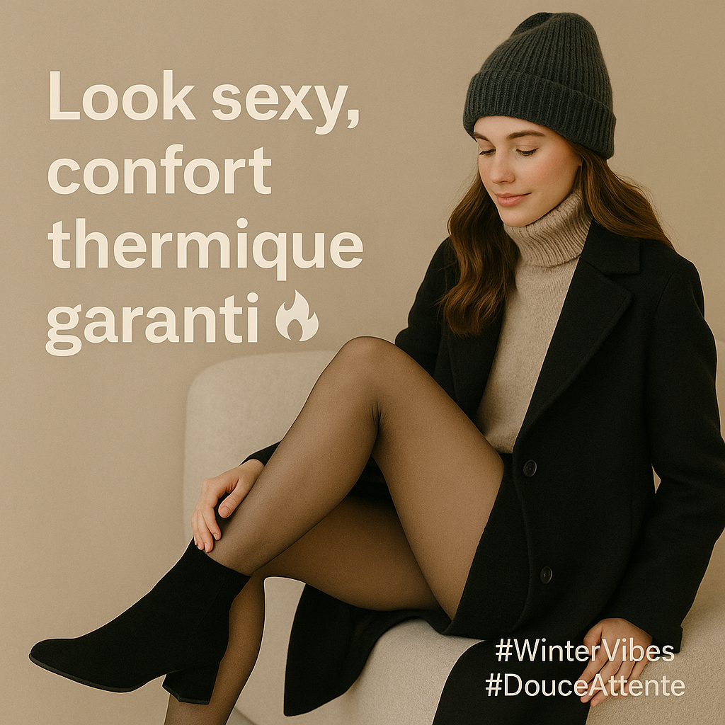 Collants d'Hiver Sexy & Thermiques – Effet Translucide, Mode & Chaleur | Douce Attente