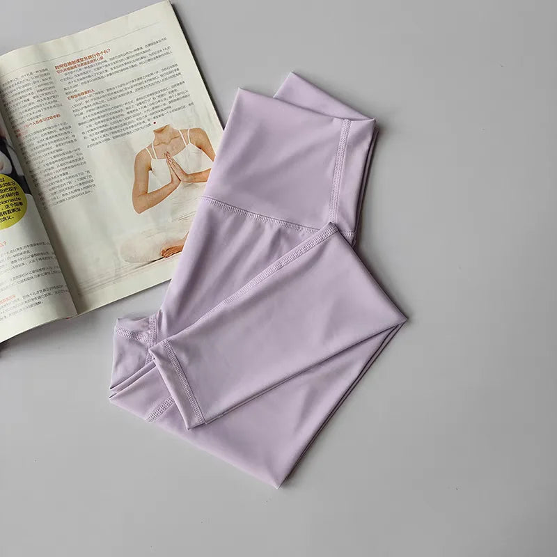 High Waist Yoga Leggings for Women Soft Breathable Sports Tights Fitness Gym Elastic Yoga Pants High Quality Sport Leggings