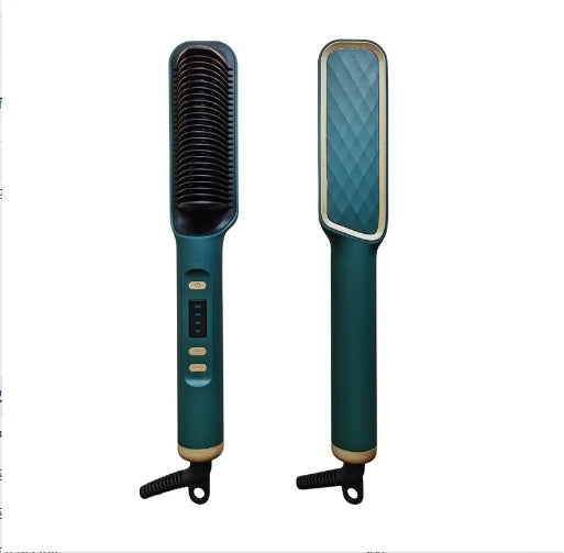 Electric Hot Comb Multifunctional Straight Hair Straightener Comb Negative Ion Anti-Scalding Styling Tool Straightening Brush