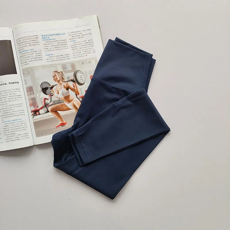 High Waist Yoga Leggings for Women Soft Breathable Sports Tights Fitness Gym Elastic Yoga Pants High Quality Sport Leggings