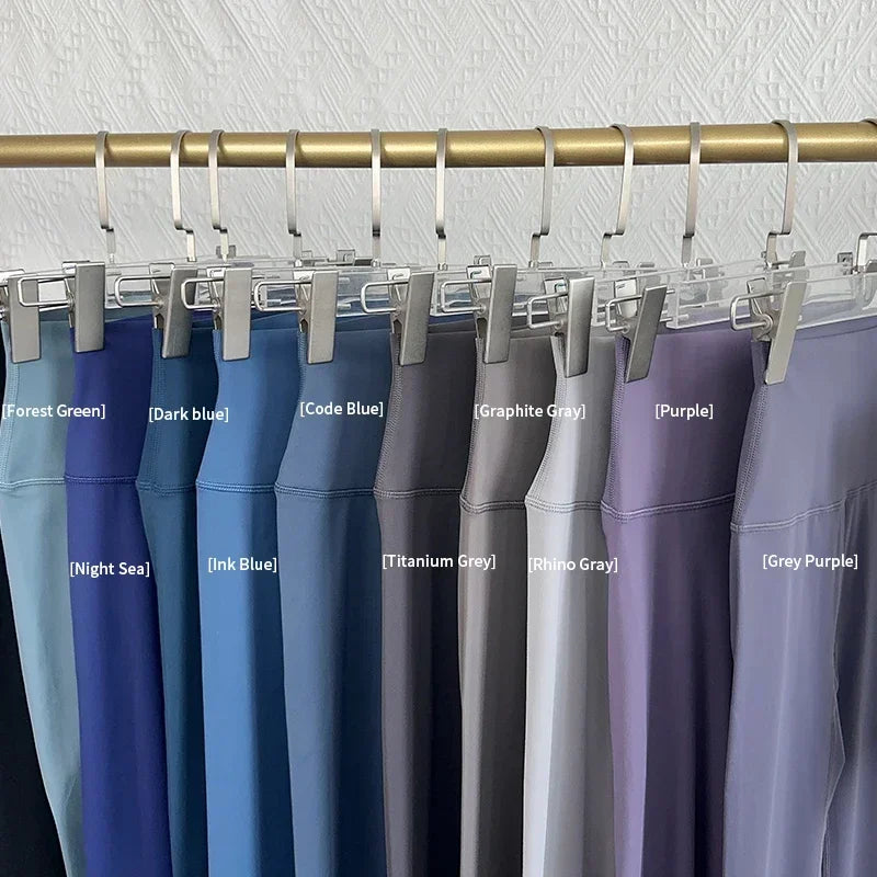 Pantalon de yoga et de gym pour femme, taille haute, effet seconde peau, respirant