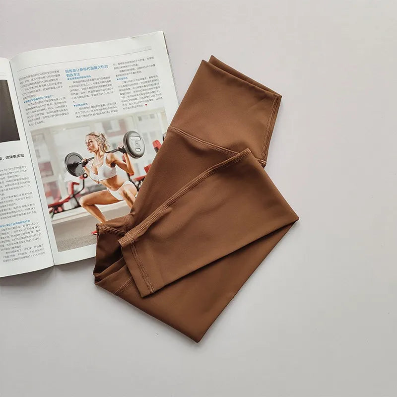 High Waist Yoga Leggings for Women Soft Breathable Sports Tights Fitness Gym Elastic Yoga Pants High Quality Sport Leggings