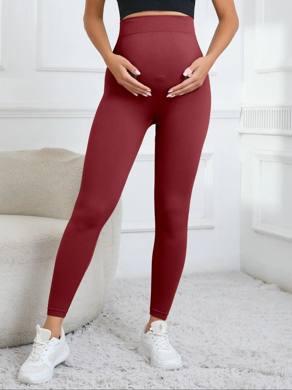 Legging de Maternité Sculptant & Confort Absolu