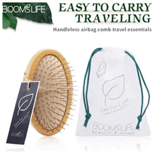 Brosse à cheveux en poils de sanglier BOOMSLIFE, peigne pour femmes