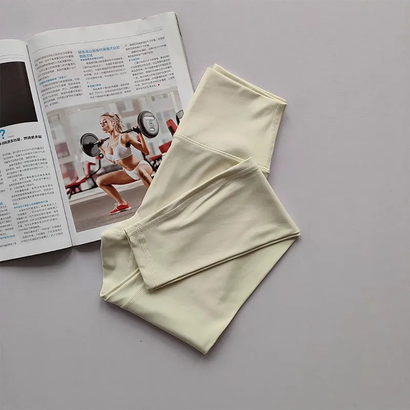 High Waist Yoga Leggings for Women Soft Breathable Sports Tights Fitness Gym Elastic Yoga Pants High Quality Sport Leggings