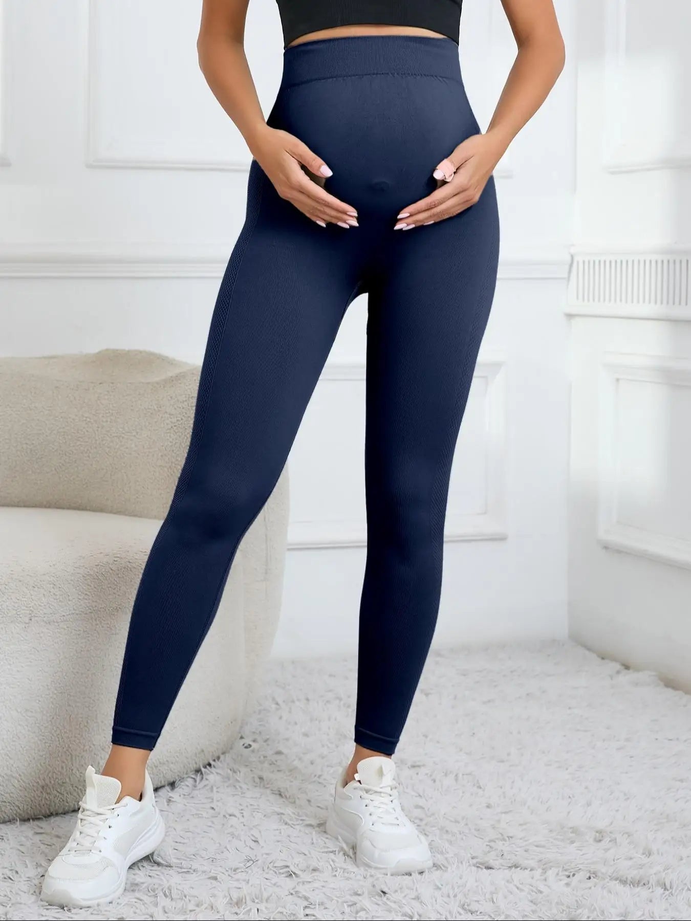 Legging de Maternité Sculptant & Confort Absolu
