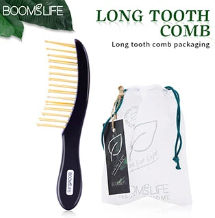 Brosse à cheveux en poils de sanglier BOOMSLIFE, peigne pour femmes