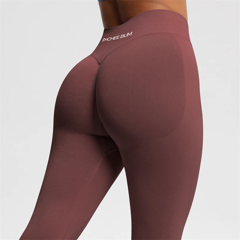 Legging de Sport Sans Couture Scrunch – Confort, Style & Performance