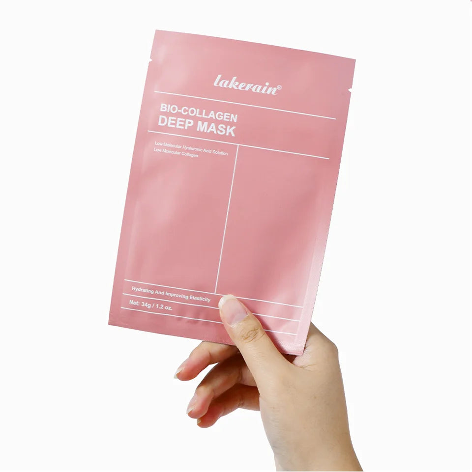 Bio-Collagen Real Deep Mask Supplement Collagen Hydrating Overnight Hydrogel Mask Elasticity Improvement Pore Minimizing Firming