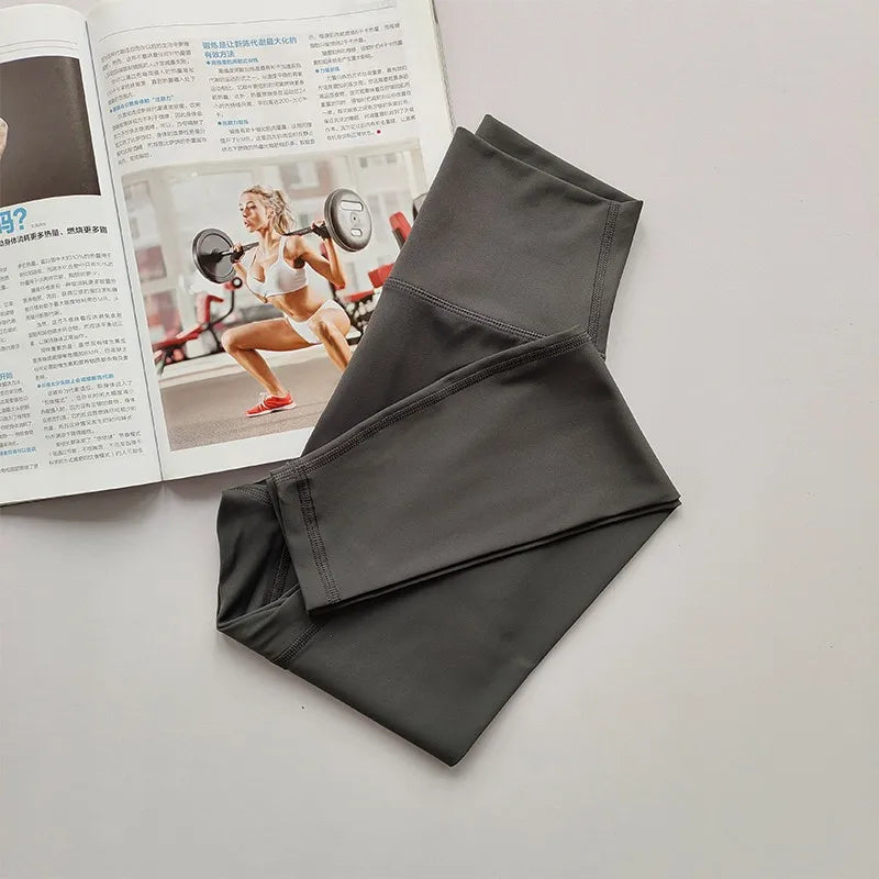 High Waist Yoga Leggings for Women Soft Breathable Sports Tights Fitness Gym Elastic Yoga Pants High Quality Sport Leggings