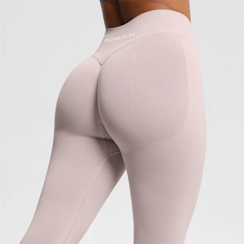 Legging de Sport Sans Couture Scrunch – Confort, Style & Performance