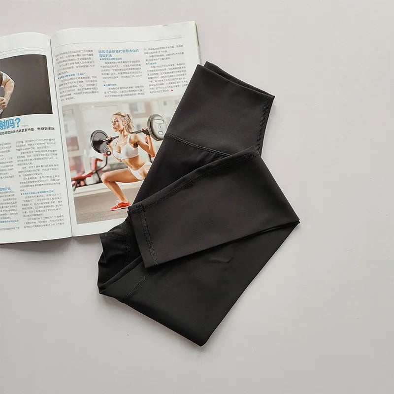 High Waist Yoga Leggings for Women Soft Breathable Sports Tights Fitness Gym Elastic Yoga Pants High Quality Sport Leggings