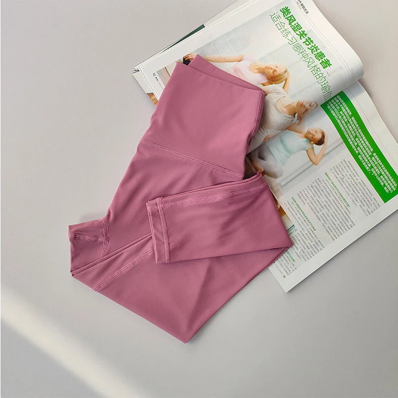 High Waist Yoga Leggings for Women Soft Breathable Sports Tights Fitness Gym Elastic Yoga Pants High Quality Sport Leggings