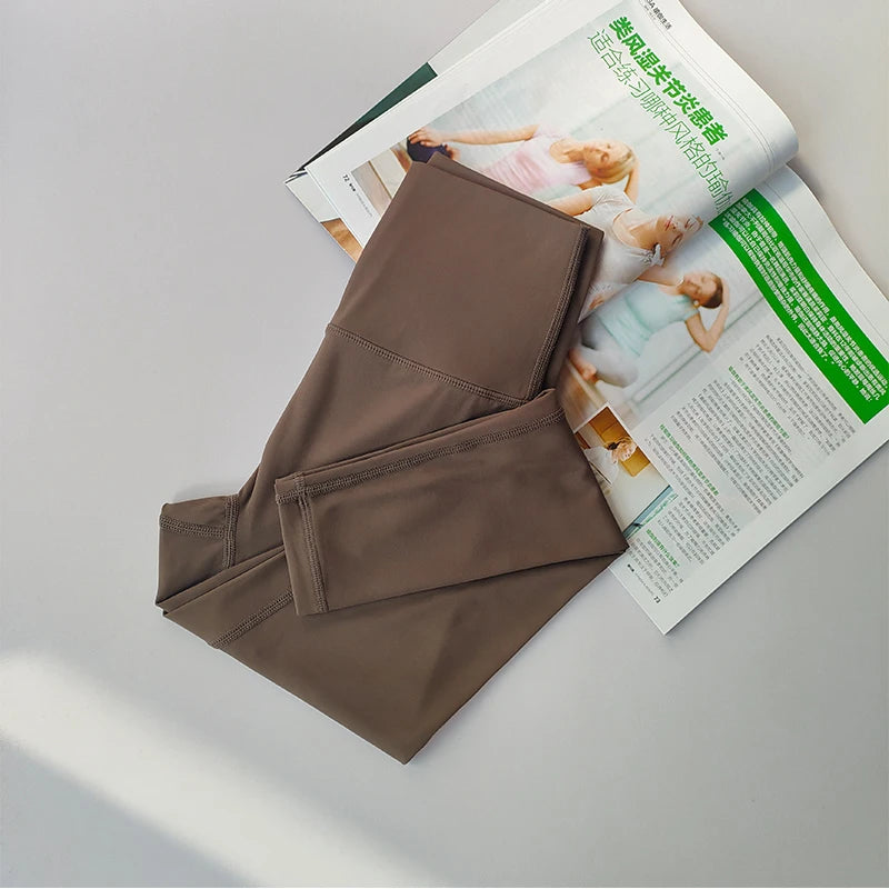 High Waist Yoga Leggings for Women Soft Breathable Sports Tights Fitness Gym Elastic Yoga Pants High Quality Sport Leggings