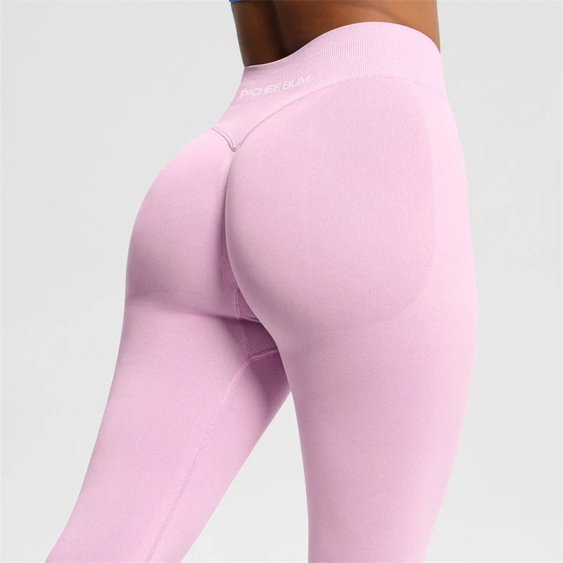 Legging de Sport Sans Couture Scrunch – Confort, Style & Performance