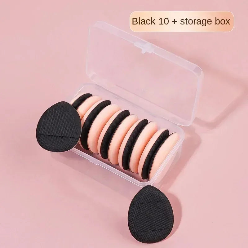 5/10Pcs Mini Finger Puff Foundation Small Air Cushion Powder Sponge Face Concealer BB Cream Cosmetic Applicator Makeup Tools